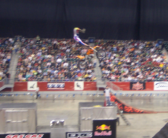 motorcycle jumping