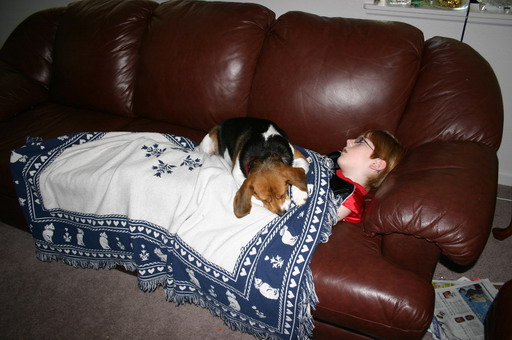 Nicholas sleeping